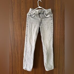 ZARA light grey women’s denim jeans size 4